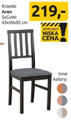 Krzesło Aren promocja w Black Red White