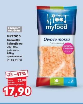 Krewetka koktajlowa obrana Myfood promocja