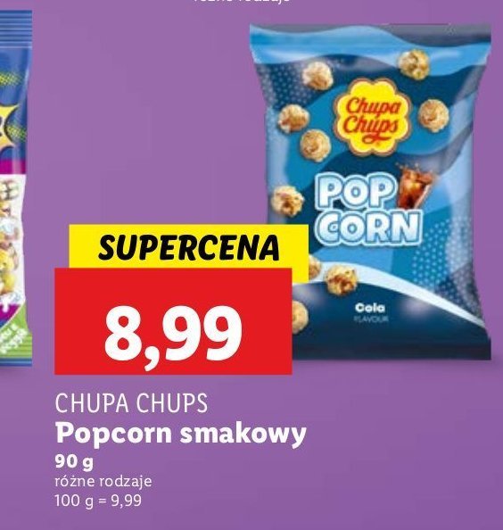 Popcorn cola Chupa chups promocja