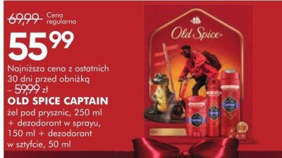 Zestaw kosmetyków OLD SPICE CAPTAIN promocja w Super-Pharm