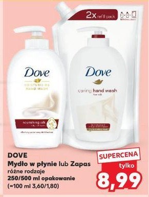 Mydło w płynie Dove nourishing silk promocja