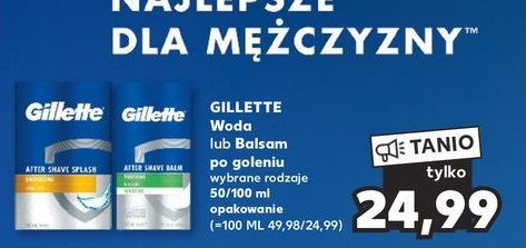 Balsam po goleniu aloe vera Gillette series promocja