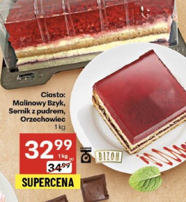 Ciasto Orzechowiec promocja w Delikatesy Centrum