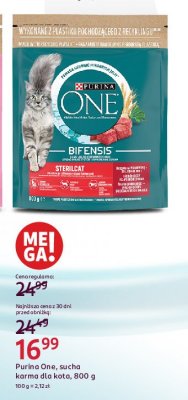 Karma dla kota sterilcat Purina one promocja