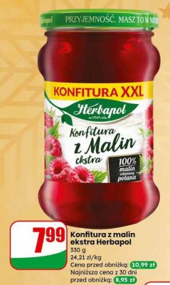Konfitura z malin ekstra  promocja w Dino