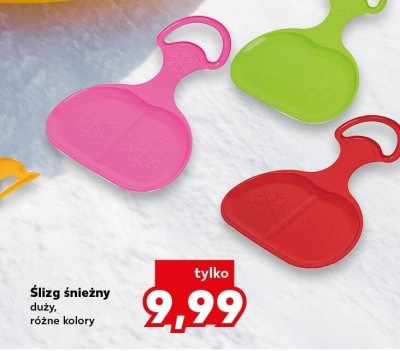 Ślizg śnieżny duży promocja w Kaufland