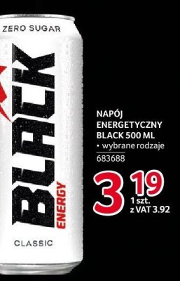 Napój energetyczny Black 500 ml promocja w Selgros