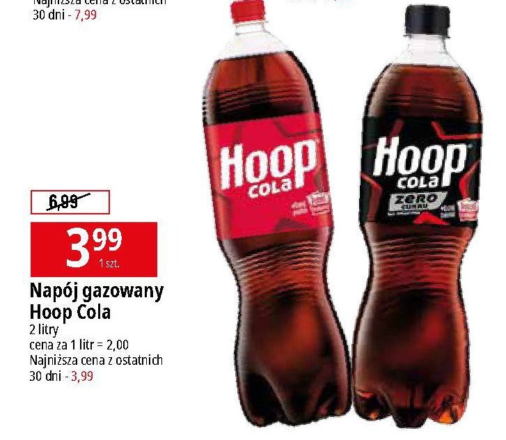 Napój Hoop cola promocja