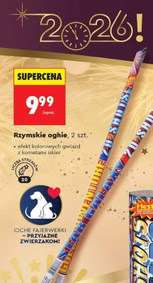 Rzymskie ognie, 2 szt. promocja w Biedronka