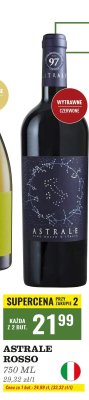 Wino ASTRALE ROSSO czerwone promocja w Biedronka