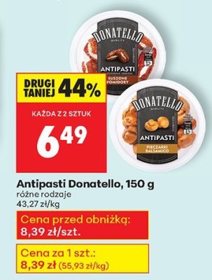 Antipasti Donatello różne rodzaje promocja w Biedronka