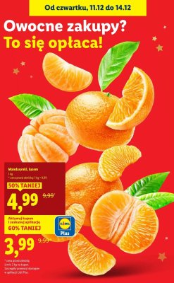 Mandarynki, luzem promocja w Lidl