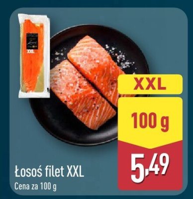 Filet łosoś filet XXL promocja w Aldi