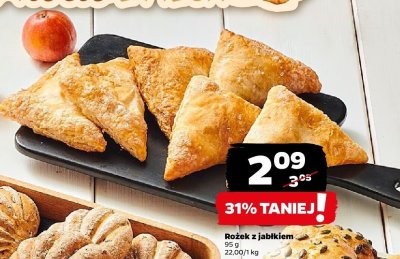 Rożek z jabłkiem promocja w Netto