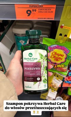 Szampon z pokrzywą do włosów przetłuszczających się promocja w Biedronka