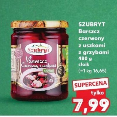 Barszcz czerwony promocja w Kaufland