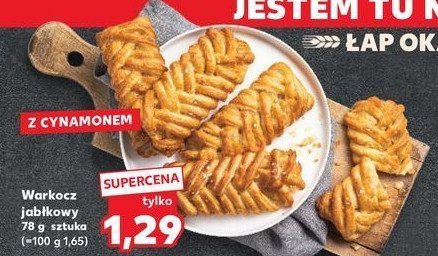 Warkocz jabłkowy promocja w Kaufland