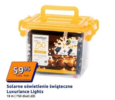 Solarne oświetlenie świąteczne Luxuriance Lights 18 m | 750 diod LED promocja w Action