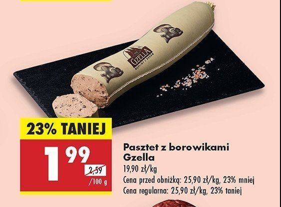 Pasztet z borowikami Gzella promocja