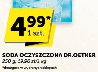 Soda oczyszczona Dr.Oetker promocja w Groszek