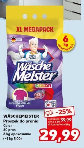 Proszek do prania color WASCHE MEISTER promocja