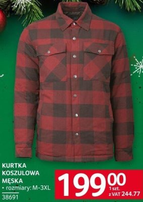 Kurtka koszulowa męska M-3XL promocja w Selgros