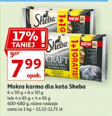 Karma dla kota smaki drobiowe Sheba craft collection promocja