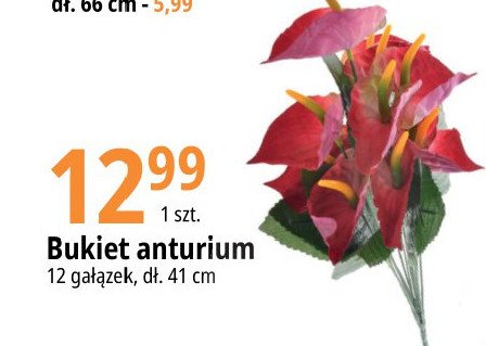Bukiet kwiat贸w sztucznych anturium promocja