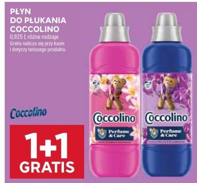 Płyn do płukania COCCOLINO 0,925 l, różne rodzaje promocja w Stokrotka