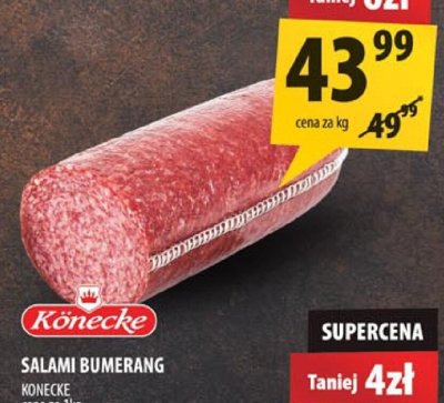 Salami bumerang Konecke promocja w Arhelan