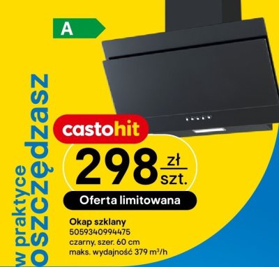 Okap szklany Castohit promocja w Castorama