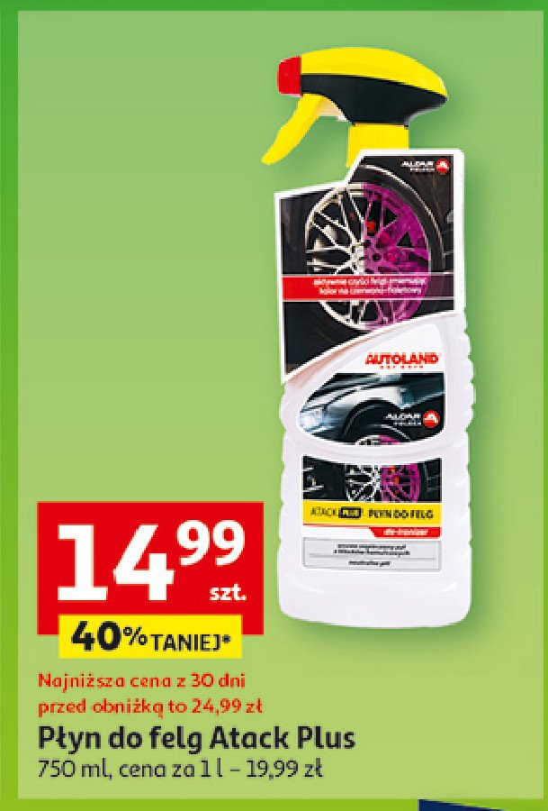 P艂yn do mycia felg attack Autoland promocja