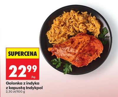 Golonka z indyka z kapustą Indykpol promocja w Biedronka