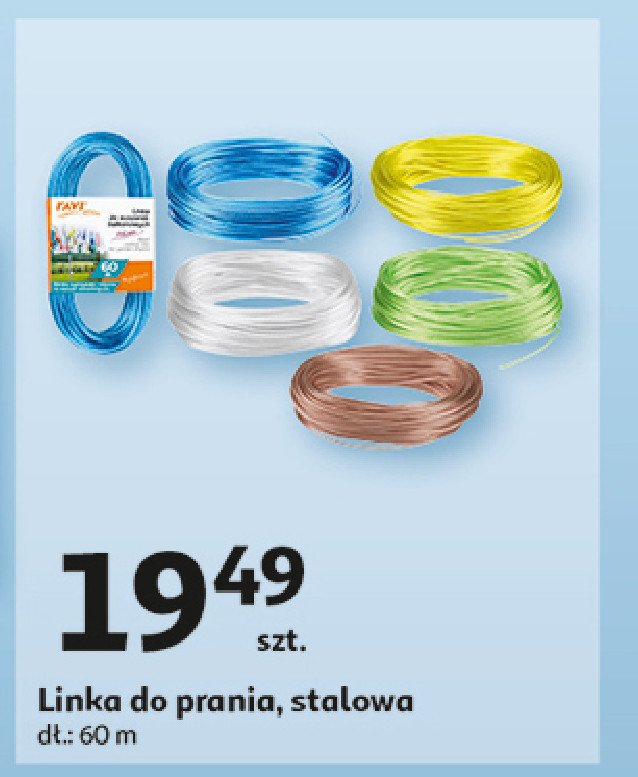 Linka do prania stalowa 60 cm promocja