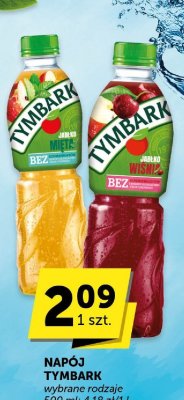 Napój Tymbark jabłko-wiśnia promocja w Groszek