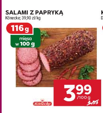 Salami z papryką Konecke promocja