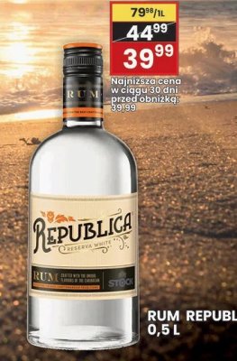 Rum Republica 0,5L promocja w Wafelek