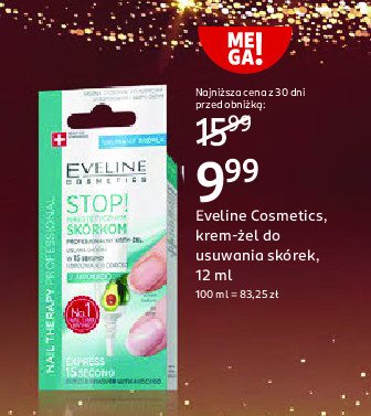 Żel do skórek Eveline nail therapy professional promocja