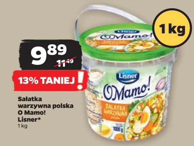 Sałatka polska warzywna Lisner promocja w Selgros