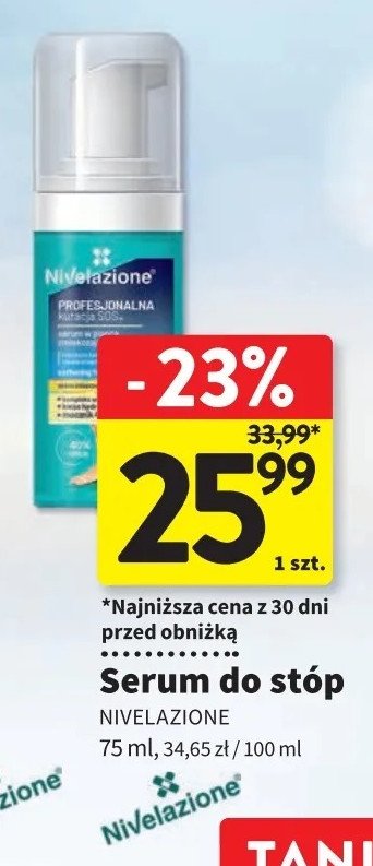 Serum do stóp Nivelazione promocja