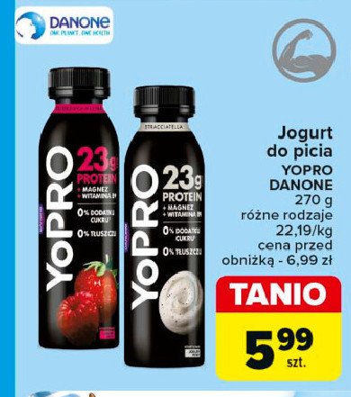 Jogurt stracciatella Danone yopro promocja