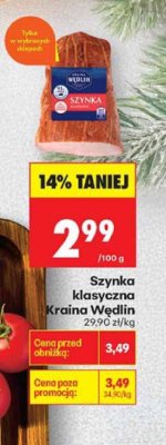 Salami Kraina Wędlin Nature promocja w Biedronka