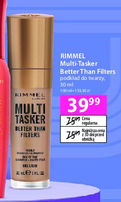 Wielofunkcyjny produkt do twarzy 001 fair Rimmel the multi-tasker better than filters promocja