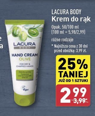 Krem do rąk oliwka Lacura promocja