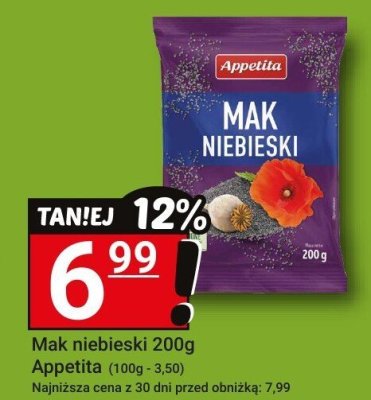 Mak niebieski 200g - Appetita promocja w Hitpol