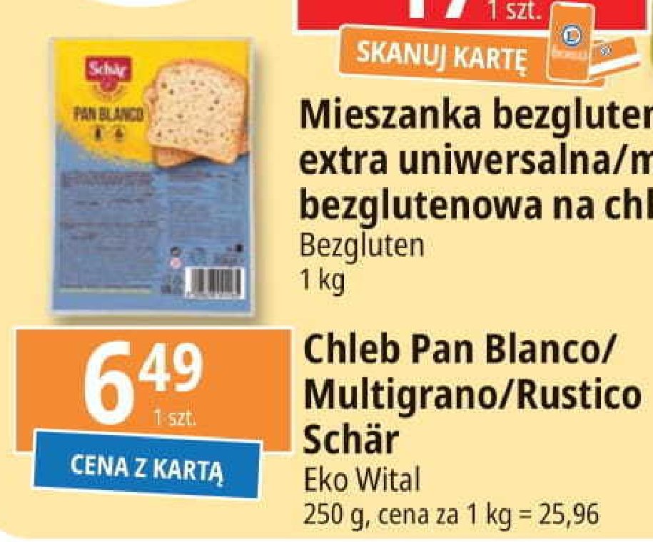 Chleb wieloziarnisty pan multigrano Schar promocja