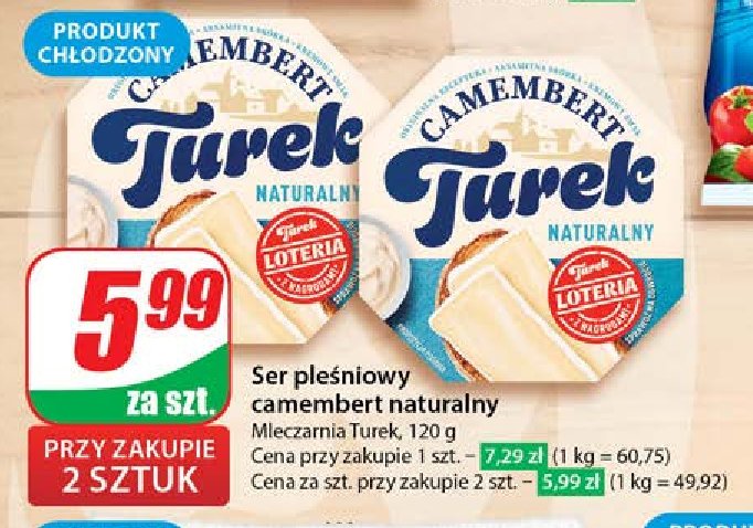 Camembert naturalny TUREK Turek 123 promocja