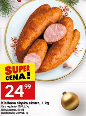 Kiełbasa śląska ekstra, 1 kg promocja w Twój Market