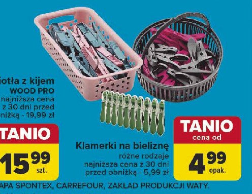 Klamerki do bielizny promocja