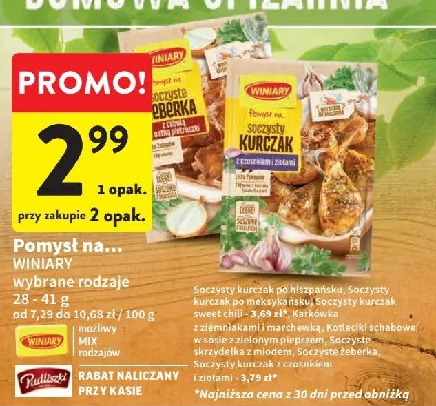 Soczyste żeberka Winiary pomysł na ... promocja